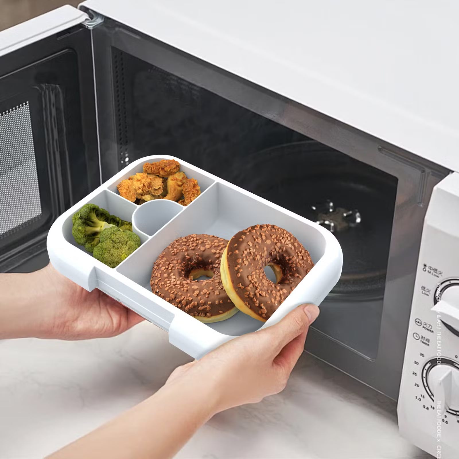 Glass Meal Prep Box (2-Compartment)