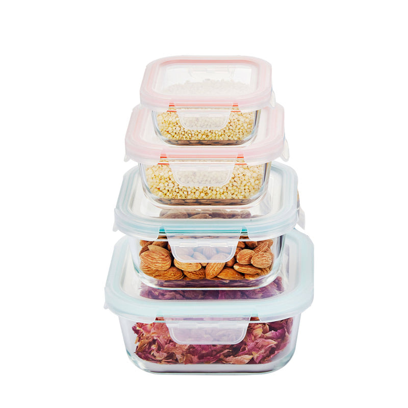 Borosilicate Glass Meal Prep Container (Airtight Lid)