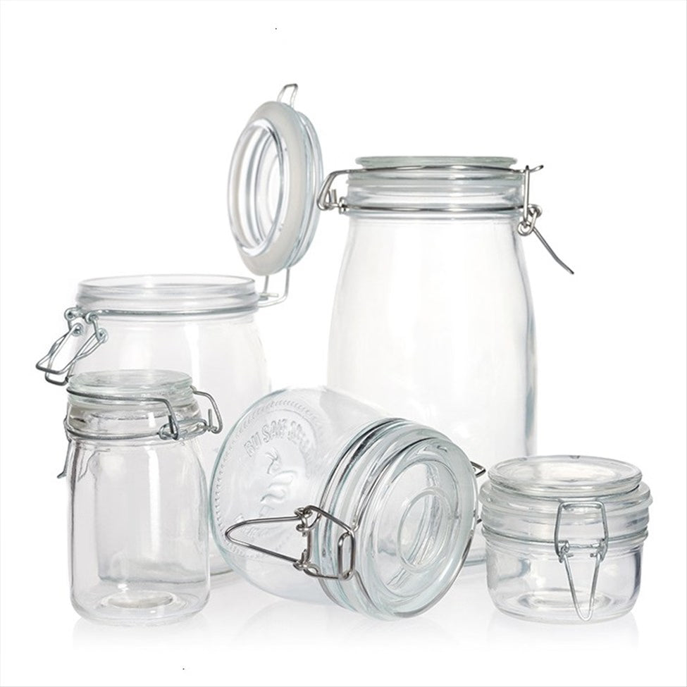 Premium Glass Jar for Food Storage (Airtight)