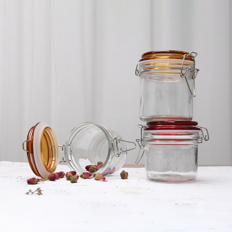 Premium Glass Jar for Food Storage (Airtight)